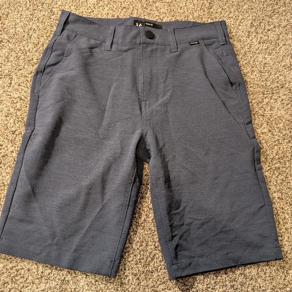 Boys Blue Shorts, Size 16